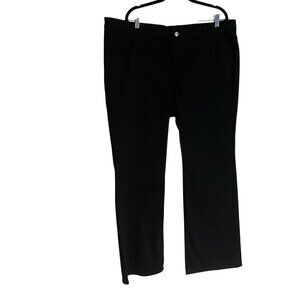 H & M Divided Women Sz XXL Black Denim 5-Pocket Wide Leg Jeans NWT